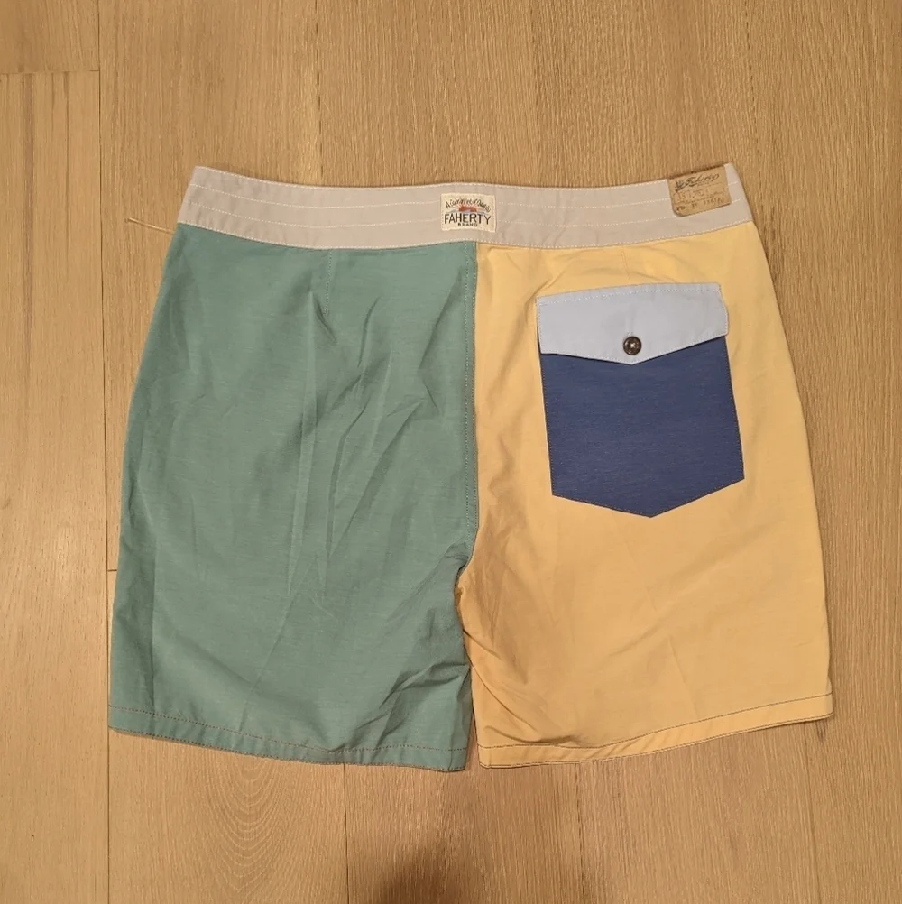Colorblock Swim Trunks